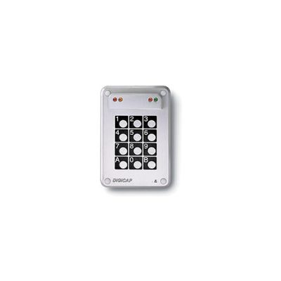 ARMAS DIGICAP 5 Vandal-proof keyboard, with light unit, in aluminium