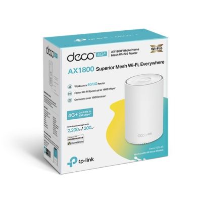 TP LINK DECO X20-4G 4G+ AX1800 MESH WIFI6 Router Stand-Alone
