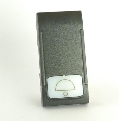 MAPAM 872N Art 872N Black Doorbell Button Cover