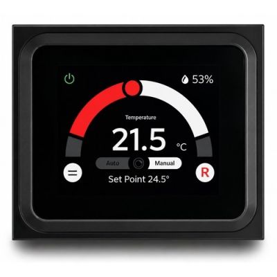 AVS ELECTRONICS 9099150 MDT 400-RS WT BLACK Cronotermostato 1 uscita analo