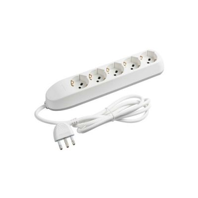 BTICINO BT-3685D Multimedia outlet 5 schuko/bipasso white