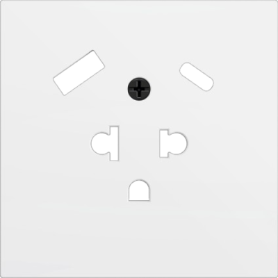 ZENNIO ZS70CEUA2USMW ZS70. EURO-AMERICAN SOCKET COVER WITH USB C