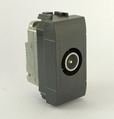 MAPAM 834N Passante Art 834N Black TV Socket