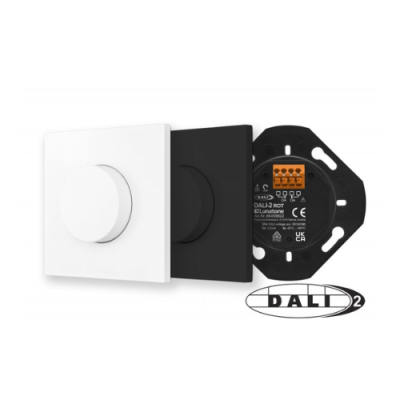 LUNATONE 86459822-D2 rotary dimmer with push button with DALI-2 Instanc