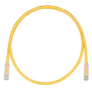 PANDUIT UTPSP0.5MYLY Patch Cord in Rame- Cat 6- Yellow UTP Cable- 0.5 Meter