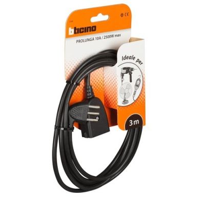 BTICINO BT-2536N kit - extension 3m 2P+t sp. /PR.10a black