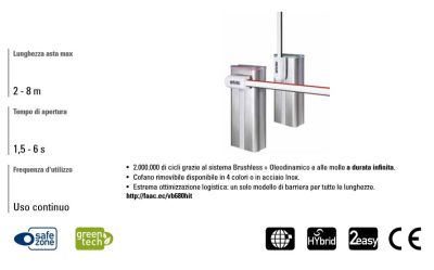 FAAC 104680 BARRIERA B680H WINTER