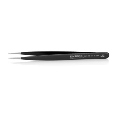 KNIPEX 92 21 01 ESD ESD stainless steel universal tweezer
