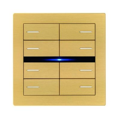 EELECTRON BK08MT-GO KIT 8 RECTANGULAR KEYS METAL GOLD - LINE