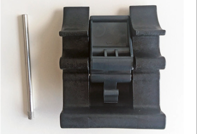 GT LINE KIN.1284 Push button closure gray, black (mod. 7626HL-7635)