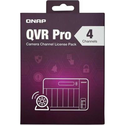 QNAP LICSW-QVRPRO4CH 4 LICENSE KEYS QVR PRO Software Licenses for Netw