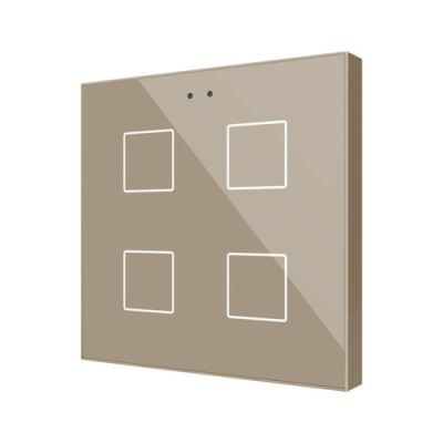 ZENNIO ZVIFR4C FLAT RGB 4. CAPACITIVE GLASS BUTTON -