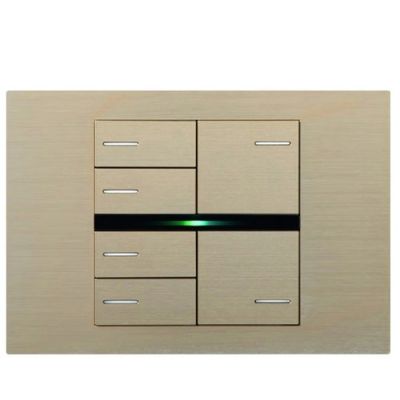 EELECTRON BK42MT-CH KIT 6 KEYS 4 LEFT + 2 RIGHT METAL CHAMPAGNE