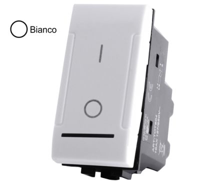MAPAM 802B Bipolar Switch 201 (16A-250V) Art 802B White