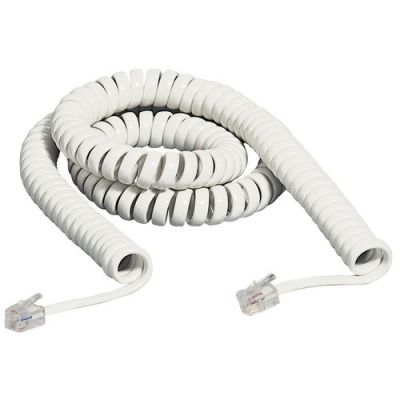 BTICINO BT-S2587B kit - spiral cable 2 plug 4/4 2.5 m white