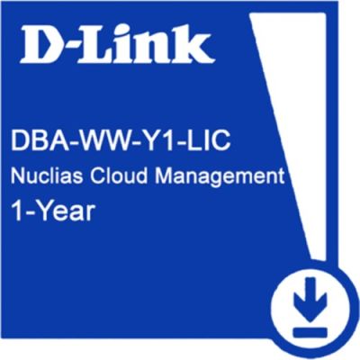 D-LINK DBA-WW-Y1-LIC Nuclias 1 Year Cloud Managed Access Point License-