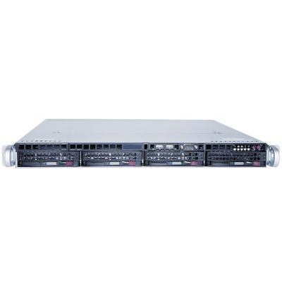 HANWHA 1U4BAYSERVER40TBRAW 1U 4 Bay Hot-swap Rackmount Server