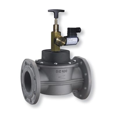 TECNOCONTROL VR936 Manual reset solenoid valve 230Vac NA DN65 6 bar