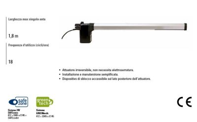 FAAC 104471 ATTUATORE 412 SX 