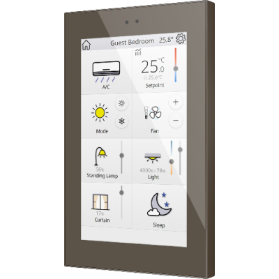 ZENNIO ZVIZ50M Z50. Color capacitive touch panel (5 pollici displ