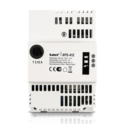 SATEL APS-412 Alimentatore switching di backup 12V DC / 4A (3A + 1A)