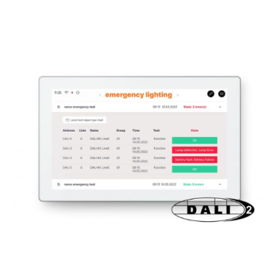 LUNATONE 86456840-EM-W Multifunctional DALI-2 control and operating unit