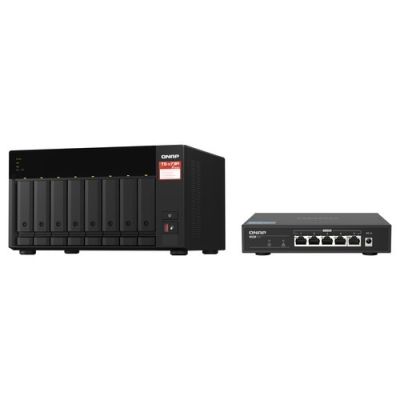 QNAP TS-873A-SW5T BUNDLE TS-873A-8G + QSW-1105-5T