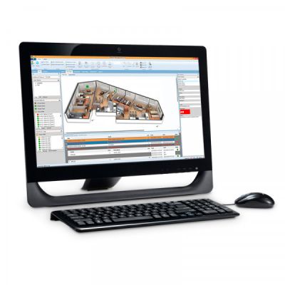 ELMO GPRO2 enza del software di supervisione GLOBALPRO, gestione max 1.000 punti allarme tra i quali 64 punti video fino ad un max di 64 telecamere
