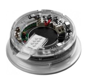 ARITECH INCENDIO DB995IVAS Base per rilevatori serie 990 completa di avvisatore ottico VAD/acustico. isolatore