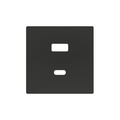 ZENNIO ZS55C2UCAA Cover for USB-C A, ZS55, black