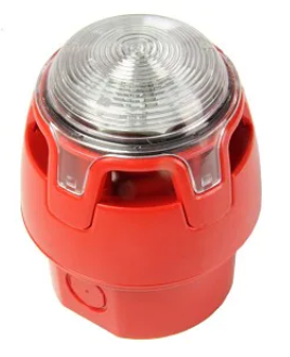 NOTIFIER CWSS-RR-W3 SEGNALATORE OTTICO/ACUSTICO CON LED ROSSO IP65 EN54-3/23 (OPEN CLASS)