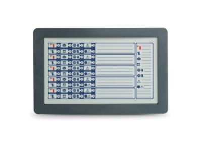 INIM INCENDIO FPMEXT-G Modulo frontale dotato di 40 LEDs a tre colori che replicano i segnali di un massimo di 5 schede IFMEXT