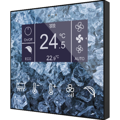 ZENNIO ZVIFDV2C360 Flat Display v2. Capacitive switch with display an