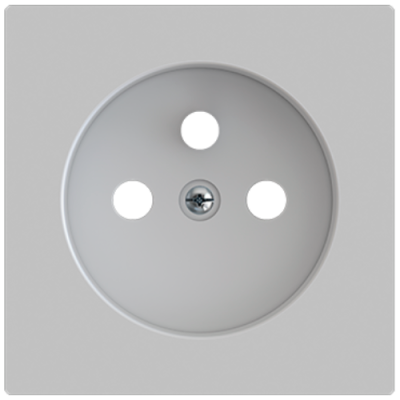 ZENNIO ZS55CFSMW ZS55. French screwless socket cover