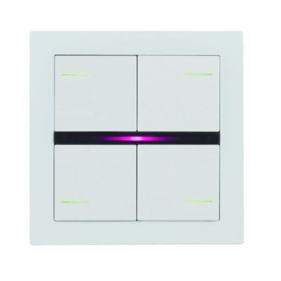 EELECTRON BK04PLL-4 KIT OF 4 SQUARE PLASTIC KEYS PAINTED WHITE