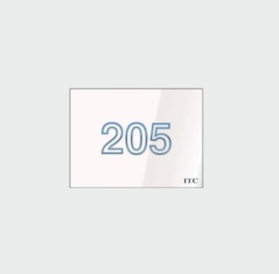 ITC AUDIO 6700-170001 PNC-T B Pannello numero camera colore bianco