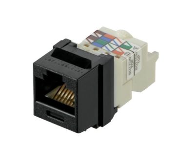PANDUIT NK6TMBL NK Cat 6 UTP Jack Module- TP Style- Black