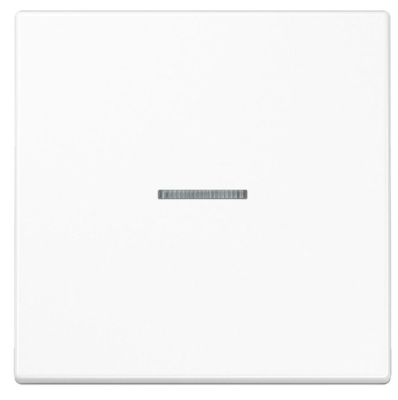 JUNG A10911STRFBFWWM Pulsante KNX RF, 1 canale, bianco alpino opaco