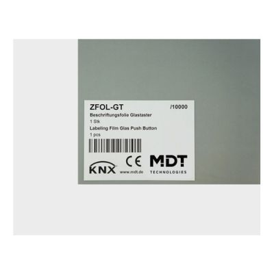 MDT ZFOL-GT Pellicola per etichette per bottone in vetro Plus ZFOL-GT