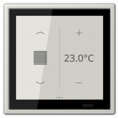 JUNG ES459D1S KNX LS TOUCH environmental controller with single plate