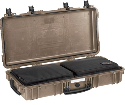 GT LINE 7814HL.DGB 78 cm long suitcase, sand with GbOR tactical bag