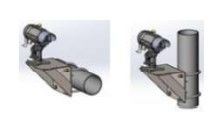 THERMOSTICK 888140 Supporto con bullone a U/per palina. da 50.8 a 76.2 mm