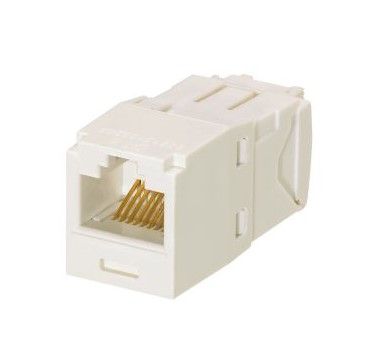 PANDUIT CJ688TGAW Mini-Com Module- Cat 6- UTP- 8 pos 8 wire- Univers