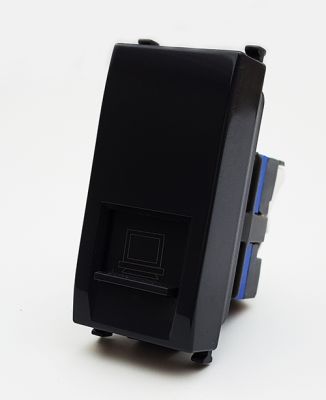 MAPAM 627N Gem 627N Black Rj45 Network Connector