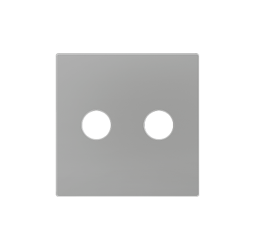 ZENNIO 830002306 ZS55 RCA audio cover, silver