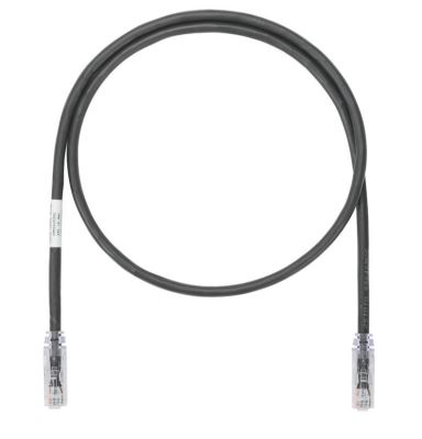 PANDUIT UTP6ASD3MBL Copper Patch Cord- Cat 6A SD- Black UTP Cable- 3 Meter