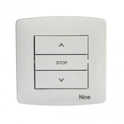 556.01000 PLACCA CON LOGO NICE PER INTERRUTTORI 555.3