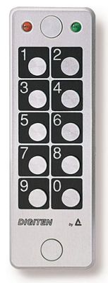 ARMAS DIGITEN Vandal-proof keyboard in anodized aluminum for e
