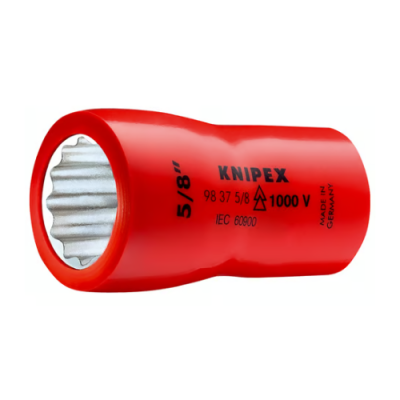 KNIPEX 98 37 1/2 POLLICE Socket wrench for 3/8 inch hexagonal screws