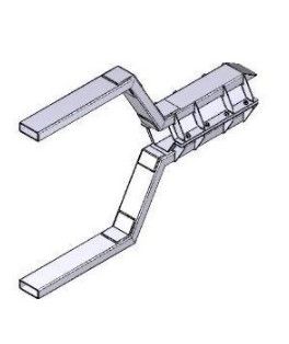 CAME SPARE PARTS 119RIG111 BARRIER ROD ATTACHMENT FORK - G12000